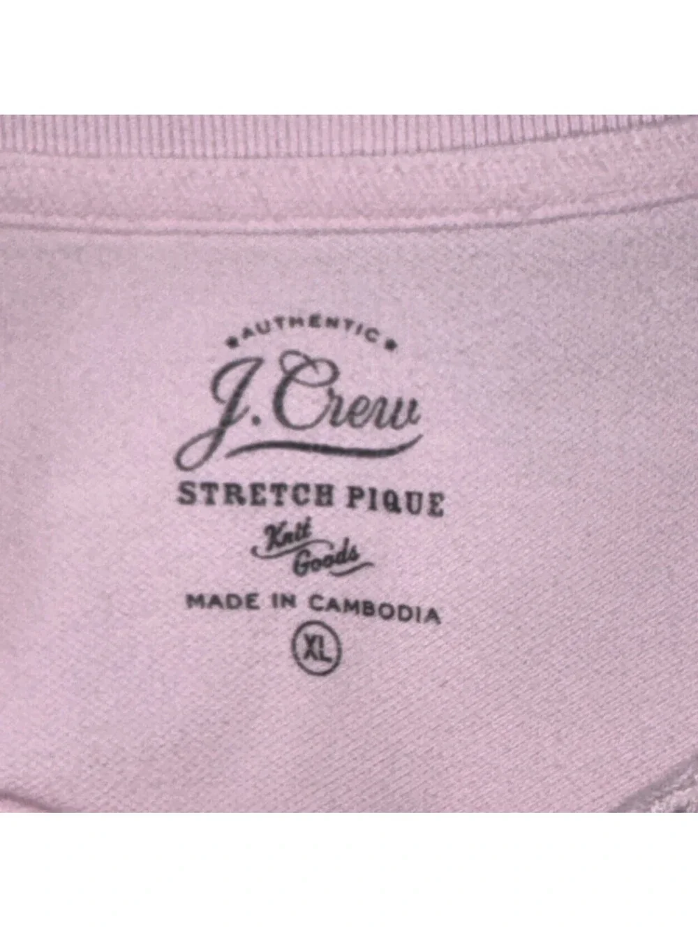 J.CREW Men’s Soft Stretch Cotton Pique Polo Shirt In Pink-XL